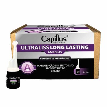 Hair restoration serum Capillus ULTRALISS, 12 ampoules of 10 ml