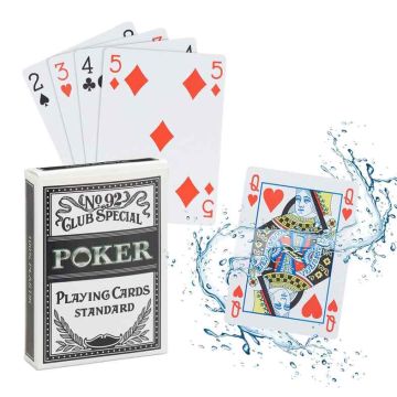 Pokerio kortos Relaxdays, 54 kortos, 9,5 × 7 × 2 cm