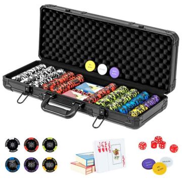 Pokerio rinkinys, 14 g žetonai