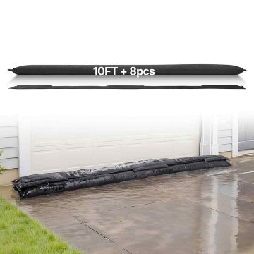 Flood barriers VEVOR YH3050*210, 8 pcs, 305 × 21 cm