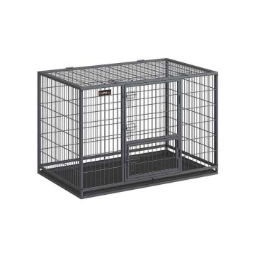 Клетка для собак 122x75,5x80,5см., темно-серая