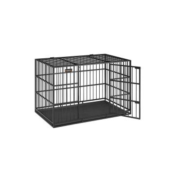 Клетка для собак 122x75x80см., черная