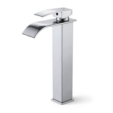 Washbasin faucet EVIO, high cascade, chrome