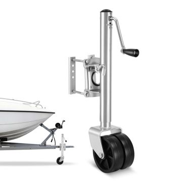 Trailer jack VEVOR HS2000SWDW, with wheel, 20 × 65 × 16 cm