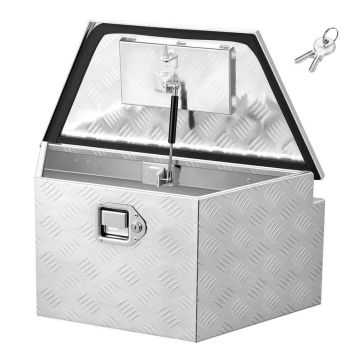 Trailer tongue tool box VEVOR TB09-1, 66 × 30.5 × 33 cm