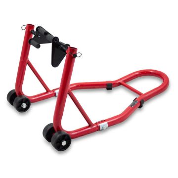 Подставка для переднего колеса мотоцикла Bituxx, с рычагом, Красная, 68 × 46 × 35 см