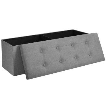 Скамья для прихожей SONGMICS, складная, с ящиком, 110 × 38 × 38 см
