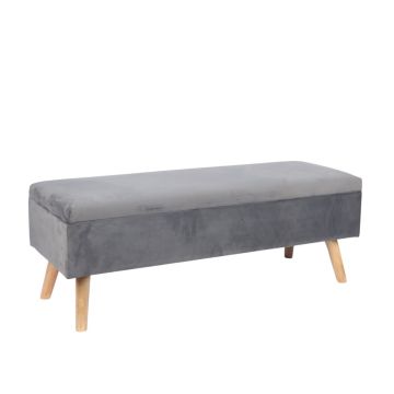 Prieškambario suoliukas Relaxdays, su daiktadėže, 110 × 40 × 40 cm