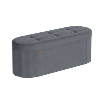 Prieškambario suoliukas SONGMICS LSF297GN01, 110 l daiktadėžė, 38 × 110 × 38 cm