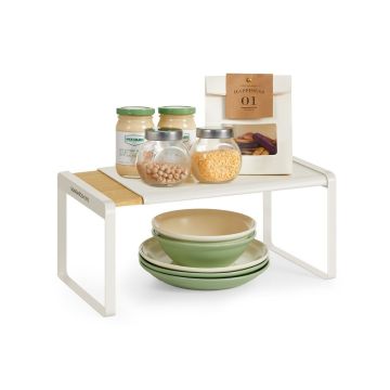 Prieskonių lentynėlės SONGMICS HOME KCS052W01, 2 vnt, Smėlio/balta