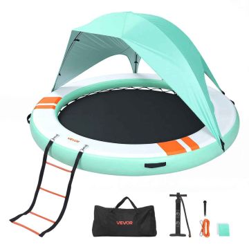 Inflatable floating platform VEVOR CD305T, round, Ø 3.05 × 0.15 m