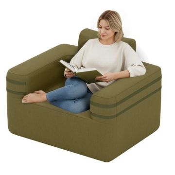 Pripučiama turistinė sofa, su įmontuotu siurbliu, 103 × 83 × 78 cm