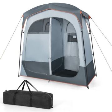 Privacy tent, double, 2 rooms, 210.82 × 106.68 × 210.82 cm
