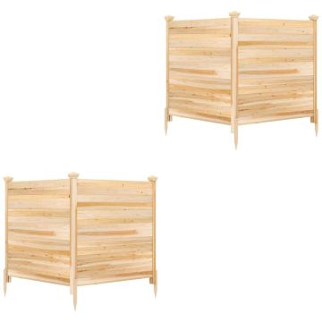 Privatumo tvora, 2 panelės, 3 stulpai, 119 × 119 × 115,5 cm