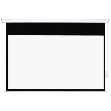 Projector screen, 100 inch, 16:9, White, 247 × 168 × 7.5 cm
