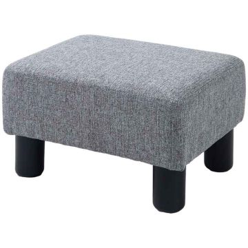 Пуф Homcom 40x30x24см, серо-черный