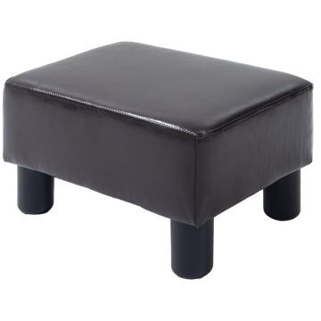 Пуф Homcom 40x30x24см, тёмно-коричневого цвета