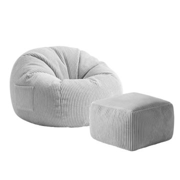 Пуф Mark Adler Comfy 3.0, с подставкой для ног, 22 × 43 × 38 см