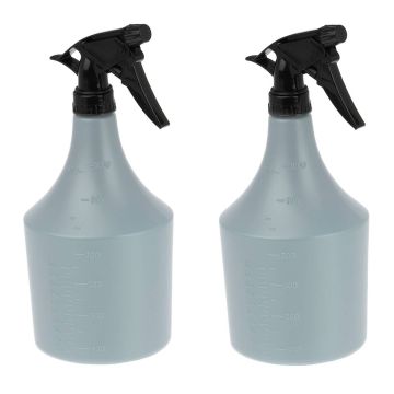 Purškimo buteliukai Relaxdays, 2 vnt., po 1000 ml, 11 × 25 × 11 cm
