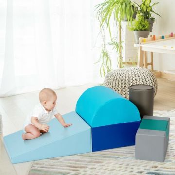Putplasčio žaidimų blokų rinkinys, 6 dalių