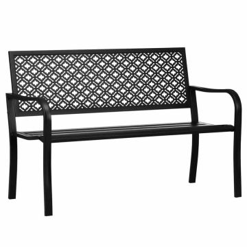 Sodo suoliukas Outsunny 127x63x83cm., juodos spalvos