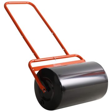 Rankinė vejapjovė Outsunny 58x32,5x113cm., juodos/oranžinės spalvos