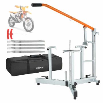 Manual motorcycle tire changer VEVOR ZG-CZJ-03, 4 tire blades, 830 × 675 × 745 mm