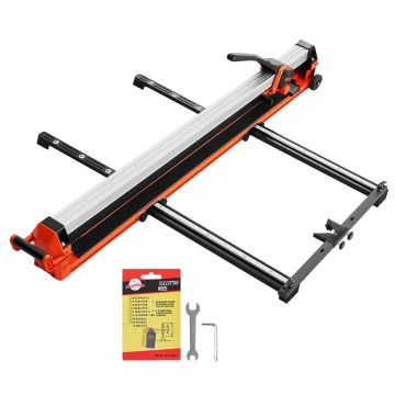 Manual tile cutter VEVOR TC-X01A-1200, 1200 mm, Orange, 158 × 112.5 × 39 cm