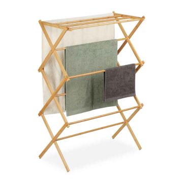 Rankšluosčių džiovyklė Relaxdays 10032124.0, 11 strypų, 6 pakopos, 74 × 106 × 36 cm