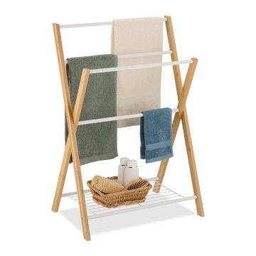 Rankšluosčių kabykla Relaxdays 10050753.0, 4 strypai, 60,5 × 87 × 37,5 cm