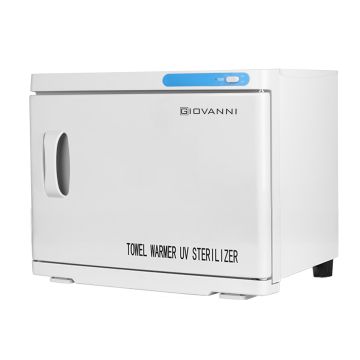 Towel warmer with UV sterilizer, 23 l, White