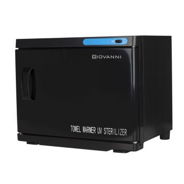 Towel warmer with UV sterilizer ACTIVESHOP, Black