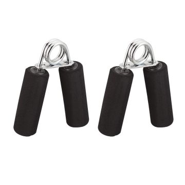 Rankų treniruokliai Relaxdays, 2 vnt., 40 kg pasipriešinimas, 12 × 9,5 × 3 cm