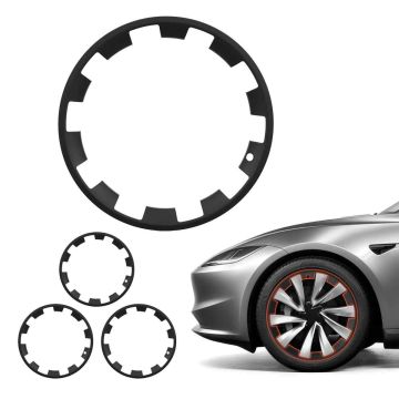 Wheel cover set VEVOR TMY2025-R20-10, 4 pcs., 20 inches, Black, Ø 55 × 3.5 cm