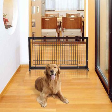 Adjustable pet gate, 96.5–155 × 33 × 53 cm