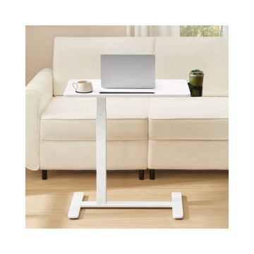 Reguliuojamo aukščio stalas VASAGLE LSD600W01, 2 puodelių laikikliai, 70 × 65–102 × 40 cm