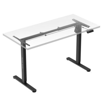 Height-adjustable desk frame Mark Adler Xeno 2.1, Black, 80 × 12 × 30 cm