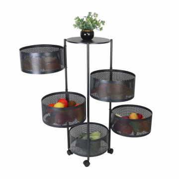Riedanti lentyna Relaxdays, 2 lentynos, Juoda, 34 × 90 × 34 cm