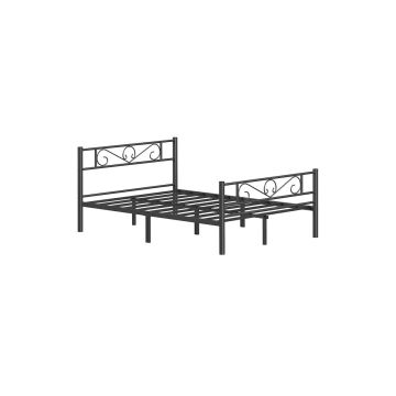 Lovos rėmas 208x141,8x86,4cm., juodos spalvos
