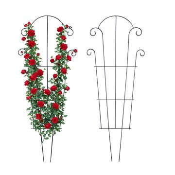 Rožių grotelės Relaxdays 10053158_303, 2 vnt, 100 × 40 × 0,5 cm