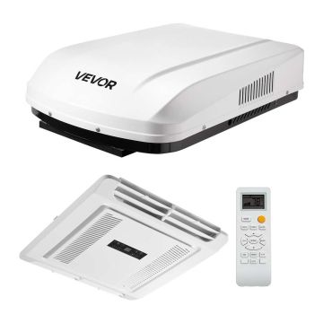 RV air conditioner VEVOR RVACLPFDC220135H, 3000 W, non-ducted, 104 × 75.5 × 27 cm