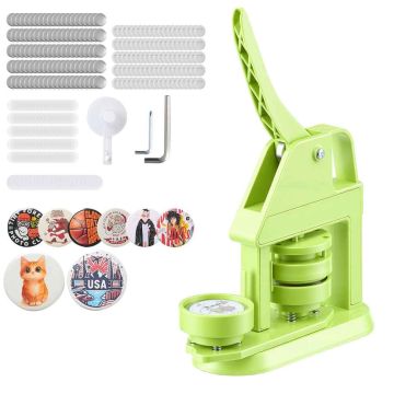 Button making machine VEVOR DC-106, 58 mm, 100 pieces, 26 × 8 × 38 cm