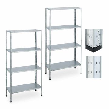 Sandėliavimo lentynos Relaxdays 10044646.0, 2 vnt, 75,5 × 147,5 × 30,5 cm