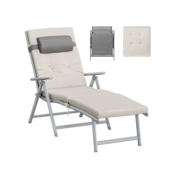 SONGMICS GCB024GZ02 sun lounger, 58 × 183 × 97 cm