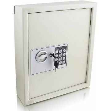 Seifas raktams su elektronine spyna, šviesiai pilkos spalvos