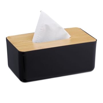 Servetėlių dėžutė Relaxdays 10032648.0, 1 vnt, 23 × 10 × 13 cm