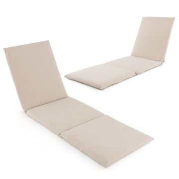 Chaise longue cushion, 1 pc, Sand, 182 × 59 × 4.5 cm