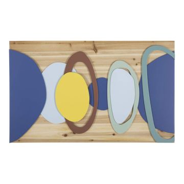 Sieninis dekoratyvinis skydas Wood Color, 80 × 50 × 2,5 cm