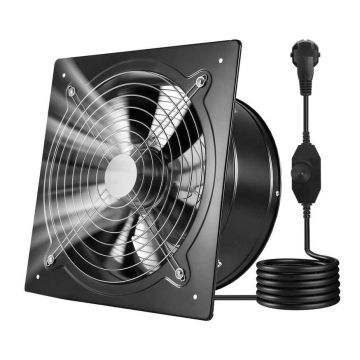Wall-mounted extractor fan VEVOR HDB-300, 35 × 35 × 17 cm