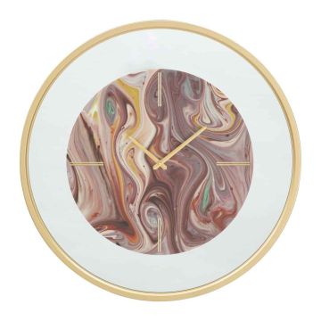 Sieninis laikrodis MIRROR MIX, Ø 60 × 5 cm